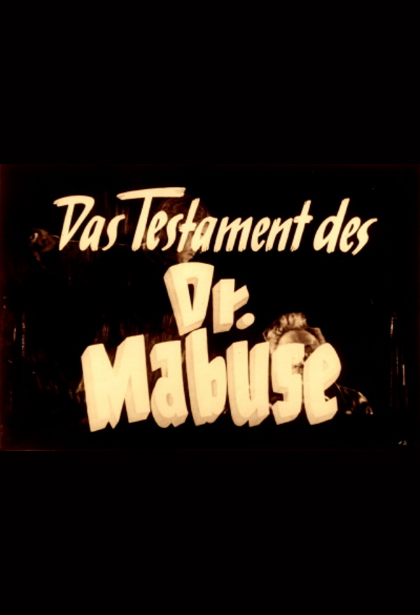 The Testament of Dr. Mabuse